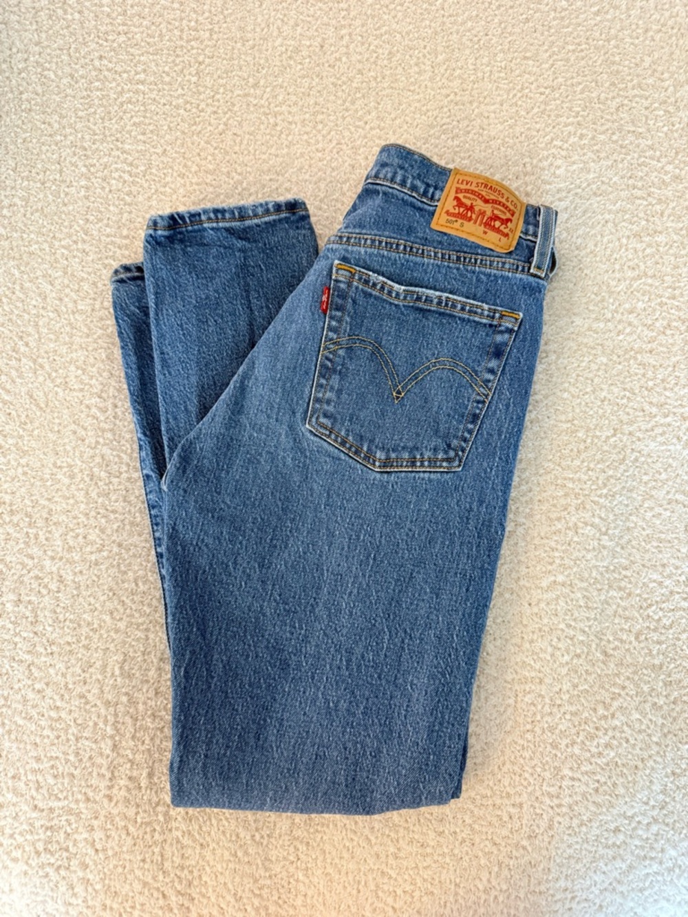 Levi's 501 Skinny Women's Medium Blue Jeans